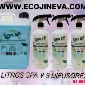 5 LITROS SPA + 3 DIFUSORES