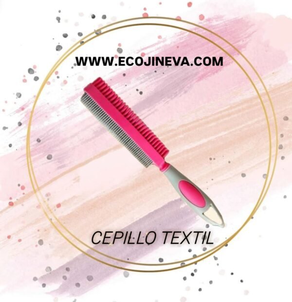 CEPILLO TEXTIL. DOBLE FUNCIÓN