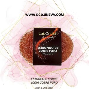 ESTROPAJO COBRE PURO PACK 2