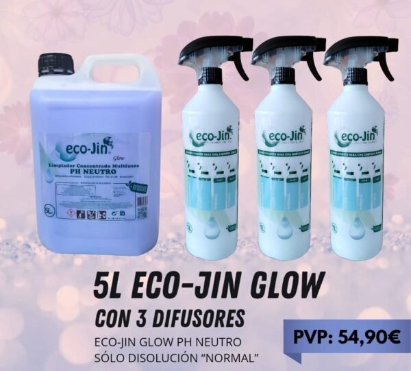 Eco-Jin GLOW BIDÓN 5 Litros+3difusores