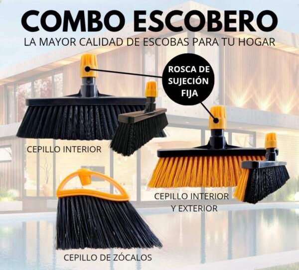 COMBO ESCOBERO (INT+EXT+MINI ZOCALOS)