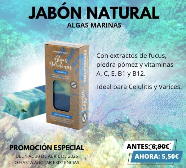 JABÓN Natural de Algas Marinas