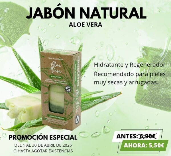 JABÓN Natural de Aloe Vera
