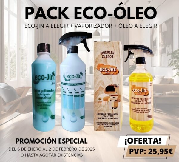 PACK ECO OLEO (ECO-JIN y DIFUSOR y ÓLEO)