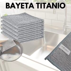 BAYETA TITANIO DE ACERO INOXIDABLE (PACK DE 5 UDS)