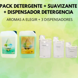 ¡¡NOVEDAD!! - PACK DETERGENTE y SUAVIZANTE y DISPENSADOR DETERGENCIA