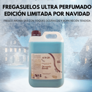 **EDICIÓN LIMITADA POR NAVIDAD** FREGASUELOS ULTRAPERFUMADO AROMA SPA CON TOQUES OCEÁNICOS Y ROPA RECIÉN TENDIDA