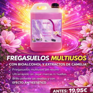 FREGASUELOS MULTIUSOS MAGNOLIA IMPERIUM (5L) – PH NEUTRO | SECADO RÁPIDO | AROMA FLORAL PREMIUM