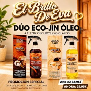 PACK DOBLE ECO-JIN OLEO COMBINABLE 750ML X2