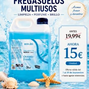 OFERTA FREGASUELOS ULTRAPERFUMADO- aromos spa con toques oceanicos y ropa recién tendida