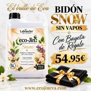 ECO JIN SNOW GARRAFA 5L y BAYETA NEGRA DE REGALO