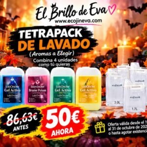 🎃 HALLOWEEN: TETRAPACK DE LAVADO ySET DISPENSADORES DE REGALO